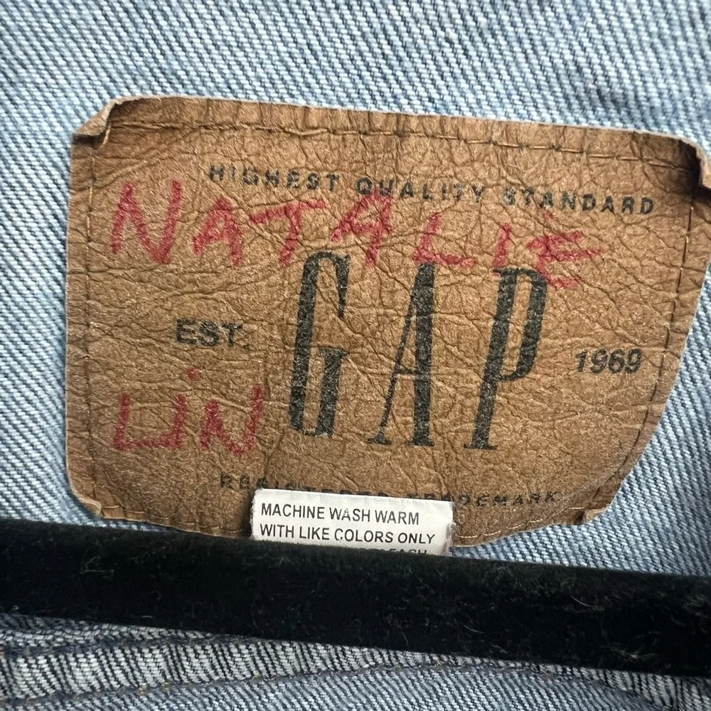Vintage Kids Gap Blue‎ Denim Jacket size S, cotton